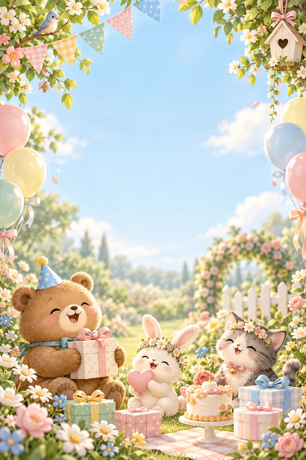可爱动物生日